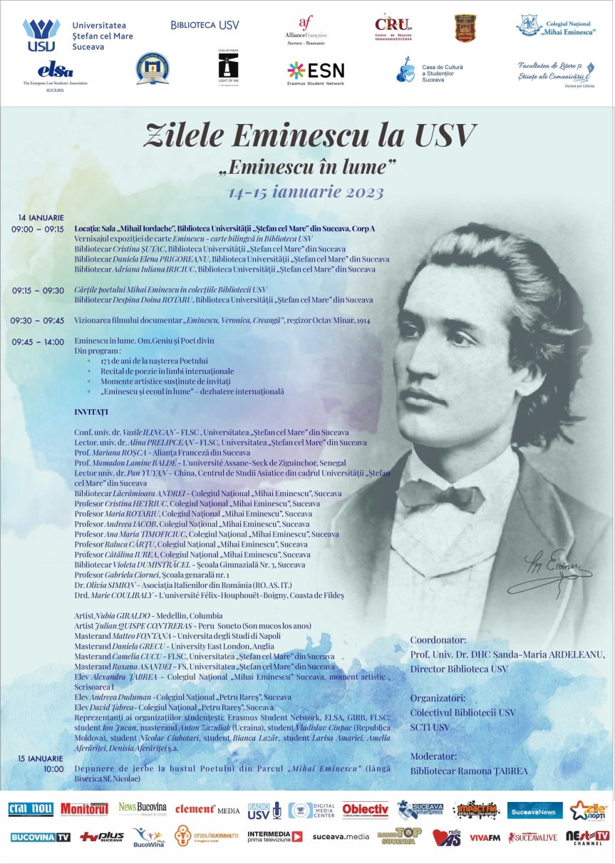 Zilele Eminescu la&nbsp;USV